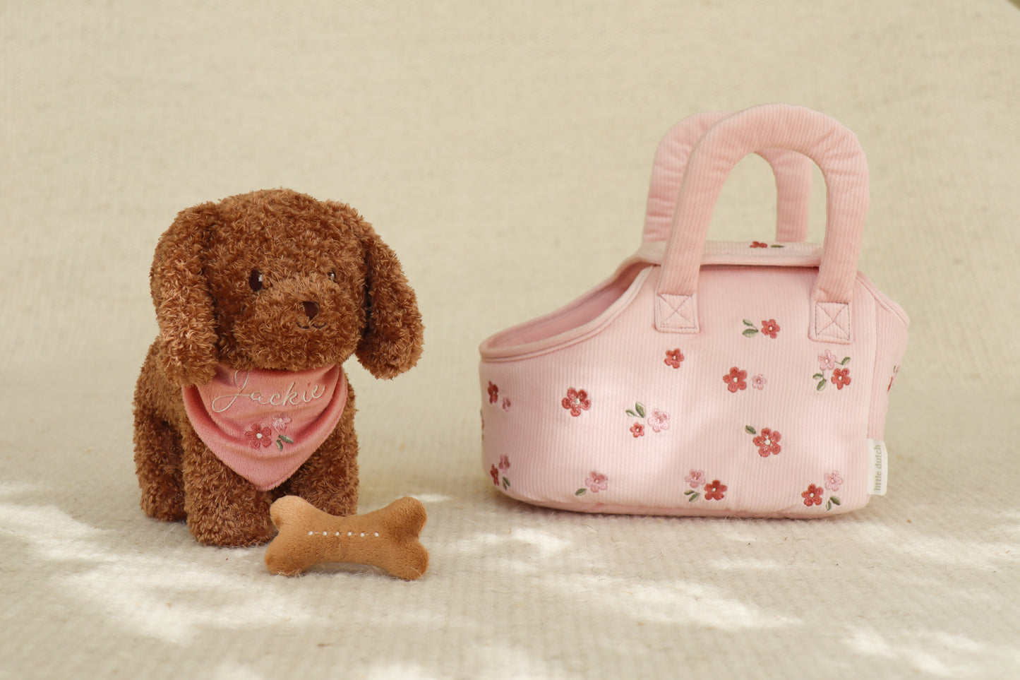 Little Dutch Plush Dog Jackie in Bag
