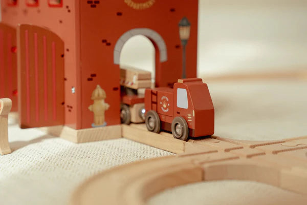 Little Dutch Wooden Fire Station