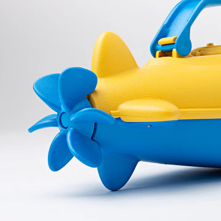 Green Toys Submarine (Blue Handle) Bath Time Fun