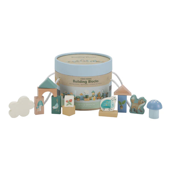 Little Dutch Building Blocks- Forest Friends