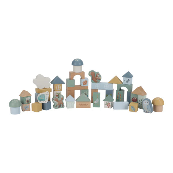 Little Dutch Building Blocks- Forest Friends