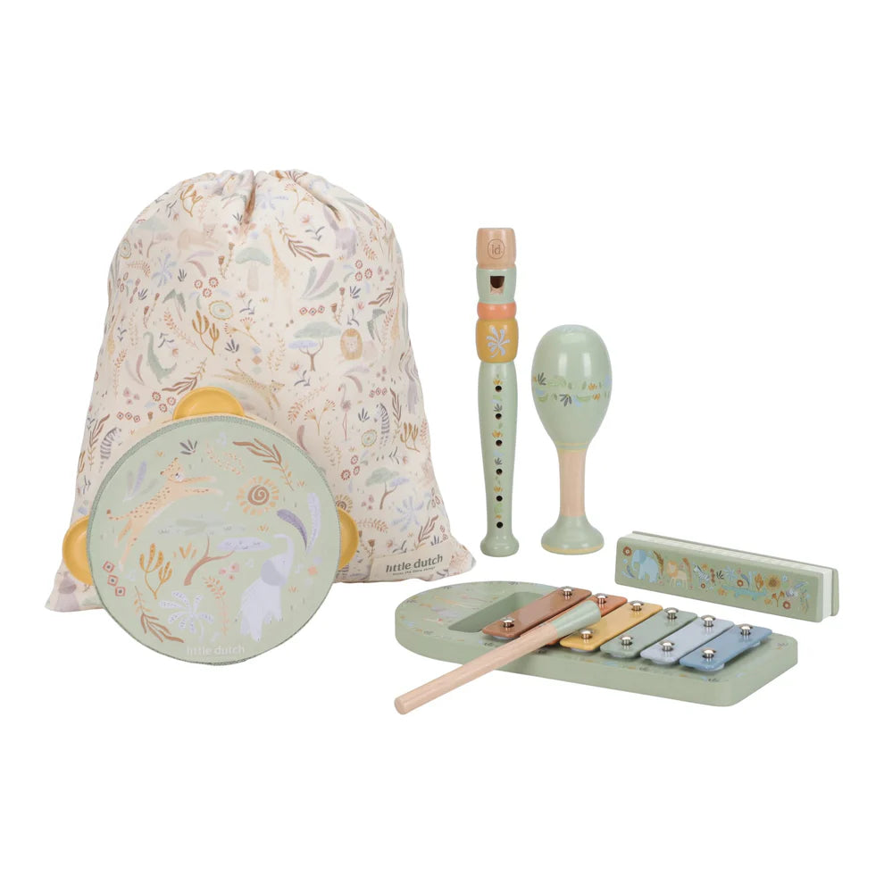 Little Dutch Safari Music Set Green