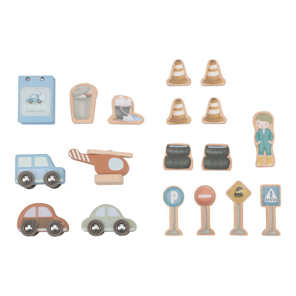 Little Dutch Wooden Parking Garage - Brand New Collection