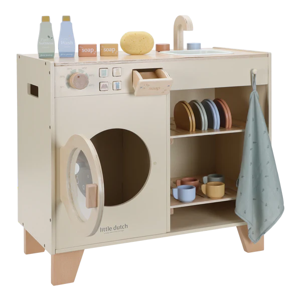 Little Dutch Wooden Play Washing Machine Limited Edition Collection
