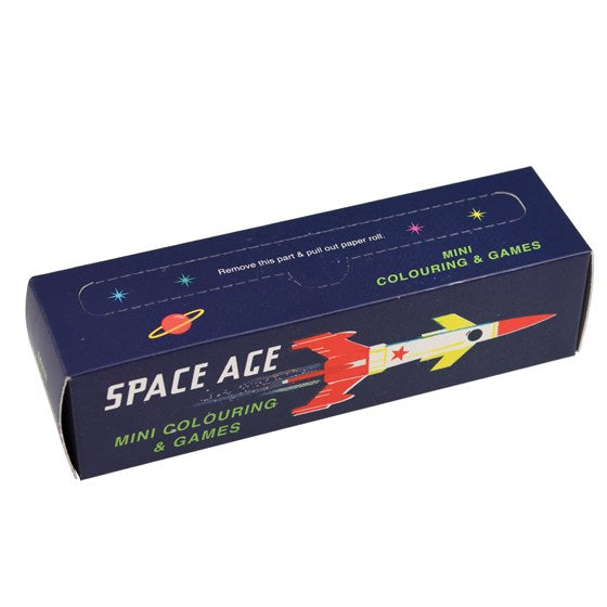 Space Age Mini Colouring and Games