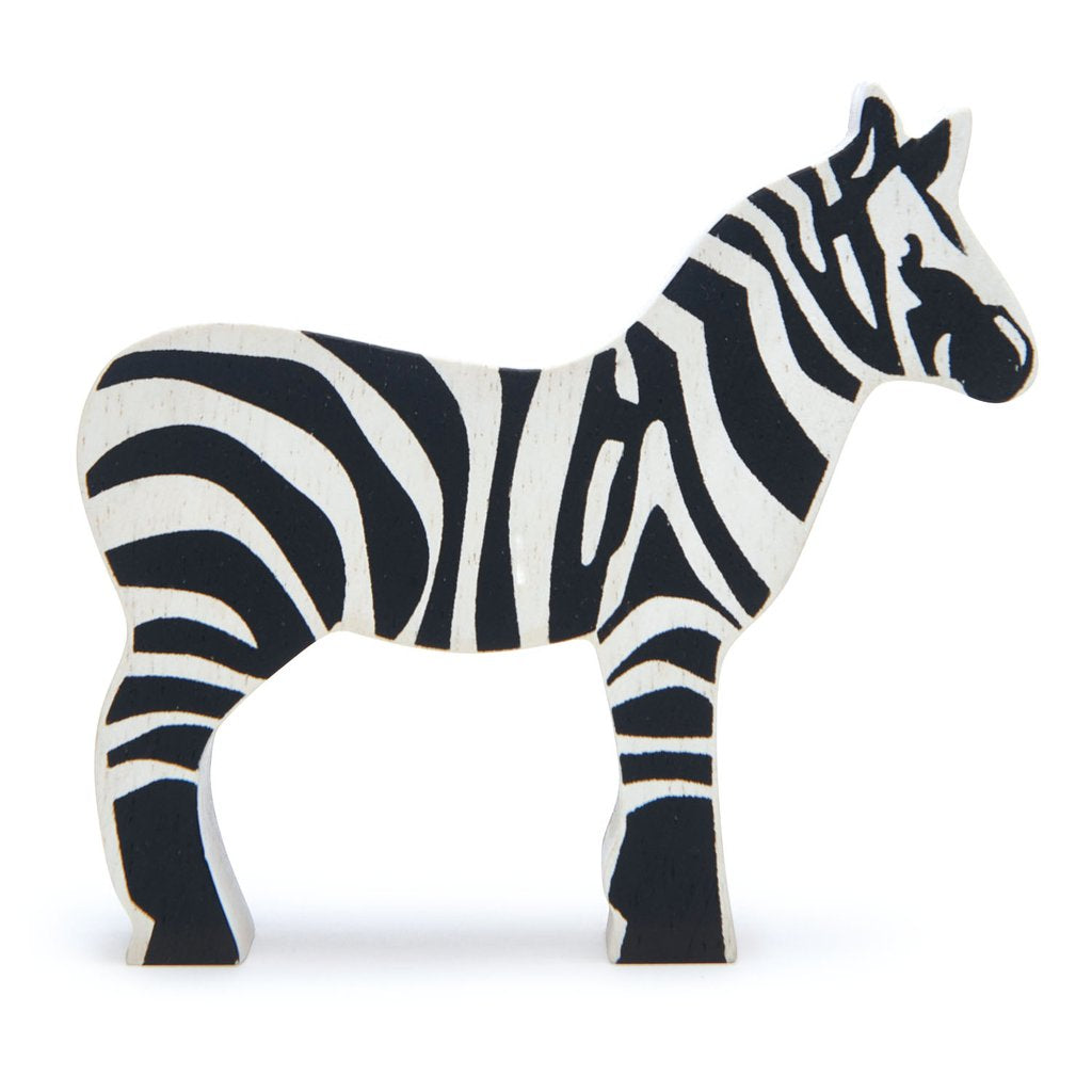 Zebra Wooden Safari Animals