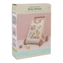 Load image into Gallery viewer, Little Dutch Flowers and Butterflies Baby Wooden Activity Walker
