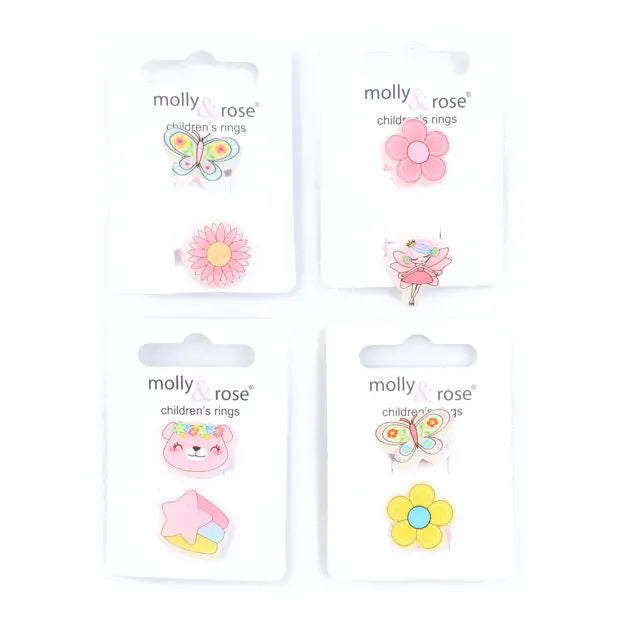 Children's Rings assorted designs 1 pack supplied