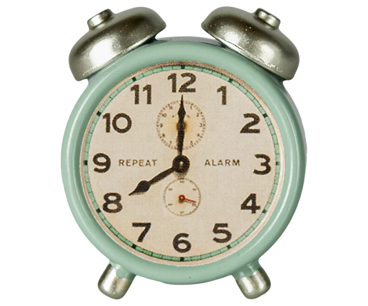 Maileg - Alarm Mouse Clock Mint