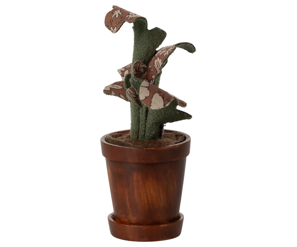 Maileg Flower pot with plant, Miniature