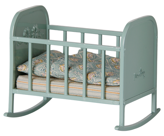 Maileg - Cradle - Blue Mint