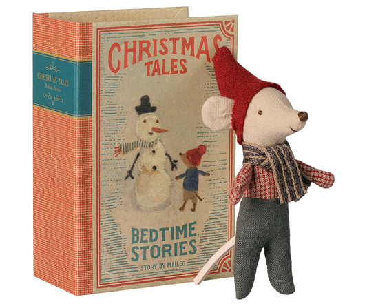 Maileg - Christmas Mouse Baby in Book