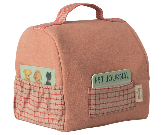 Maileg Pet Carrier Coral