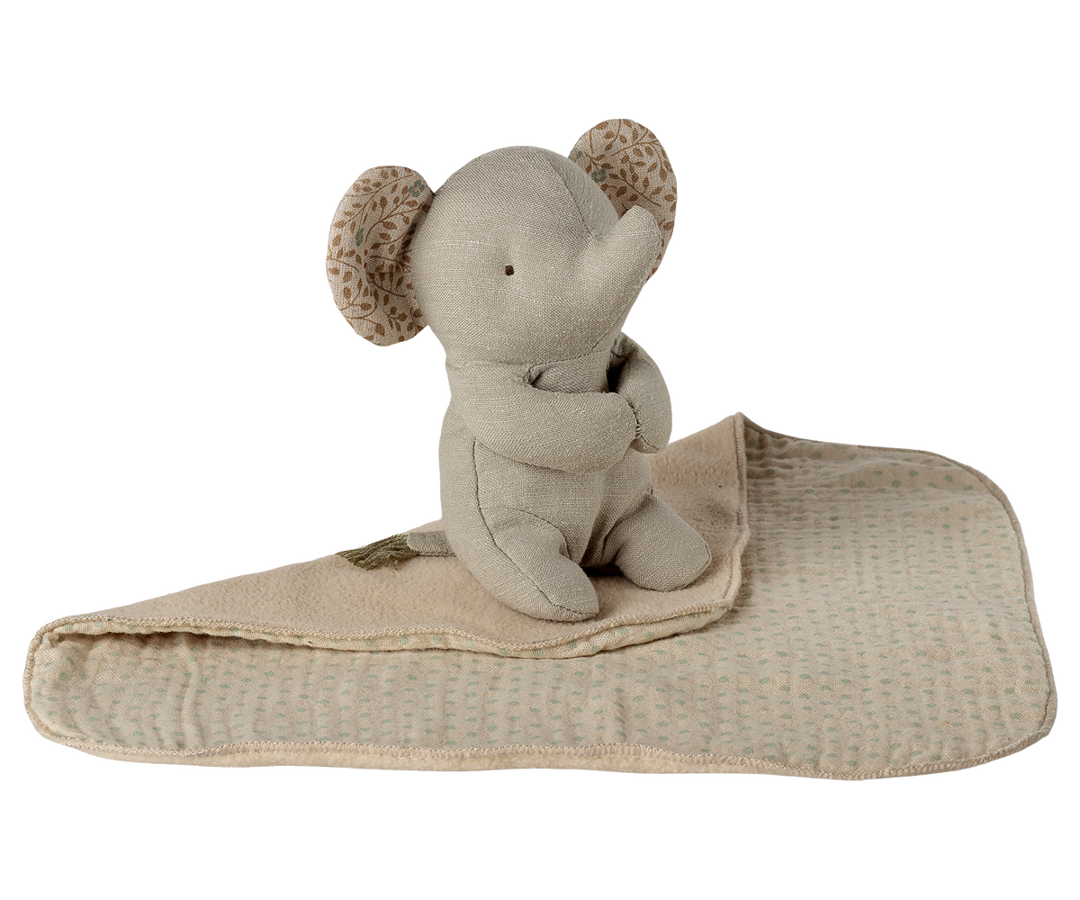 Maileg Lullaby friends, Elephant, Mini - Iron grey