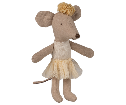 Maileg Ballerina mouse, Little sister - Off white