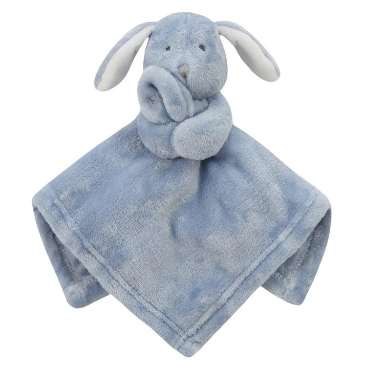 Baby Town Dusty Blue Bunny Comforter
