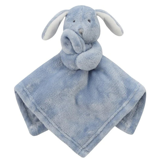 Baby Town Dusty Blue Bunny Comforter