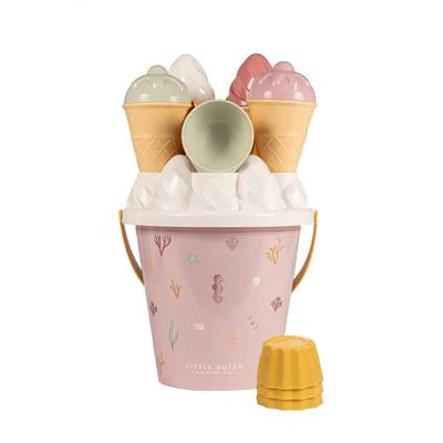 Little Dutch Ice Cream Pink Bucket Set - Ice Cream