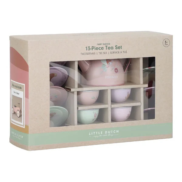 Little Dutch Fairy Garden Tin Tea Set