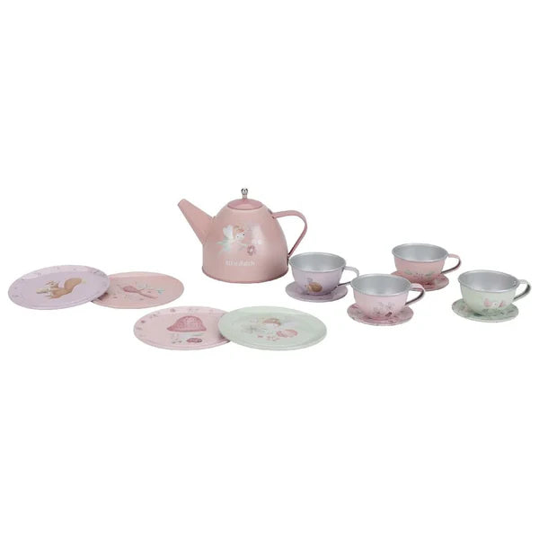 Little Dutch Fairy Garden Tin Tea Set