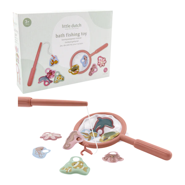Little Dutch Pink Bath Fishing Game