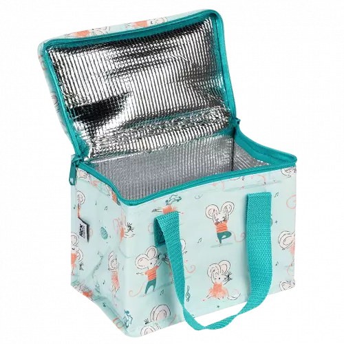 Mimi and Milo Theme Insulated Lunch Bag