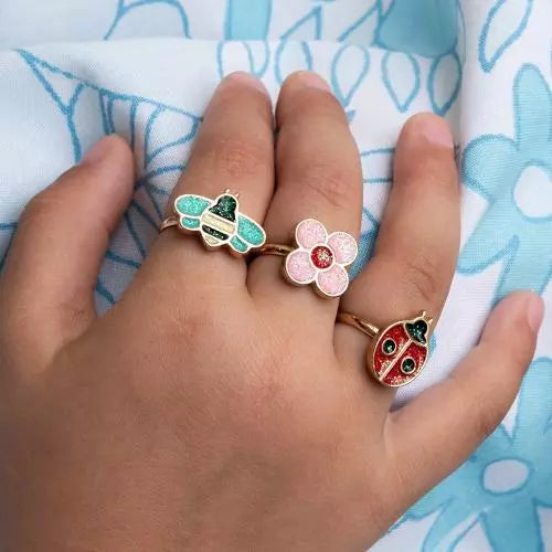 Glitter Rings Ladybird