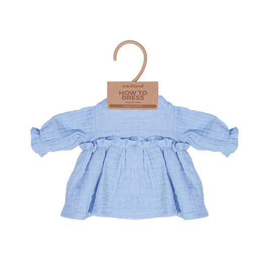 Miniland Doll Warm Weather Overalls and Blouse 32cm