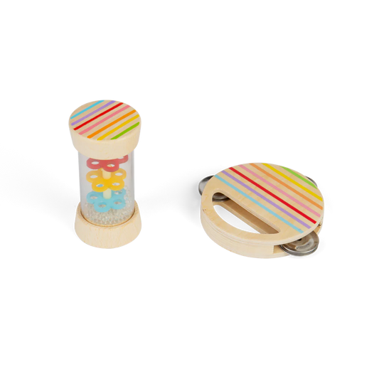 Bigjigs Wooden Shake and Roll Set