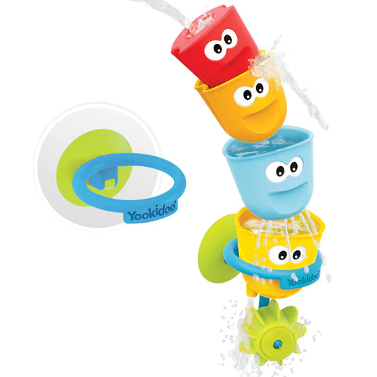 Yookidoo -Fill N Spill Action Cups Bath Toy