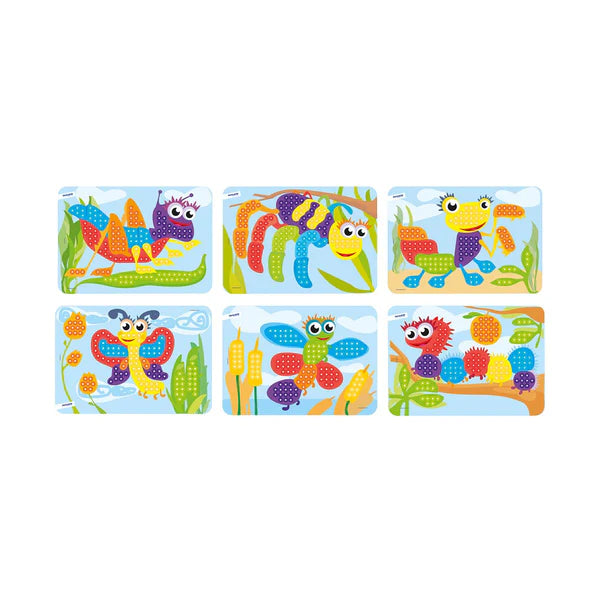 Miniland Eco Pegs 10mm Bright Set - 180 Pieces