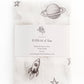 Design By A Little Bit Of Hope Extra Large Organic Bamboo Cotton Muslin Swaddle blanket - Planets