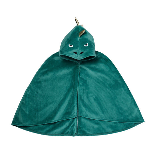 Rockahula - Dinosaur Green Velvet Dressing Up Cape