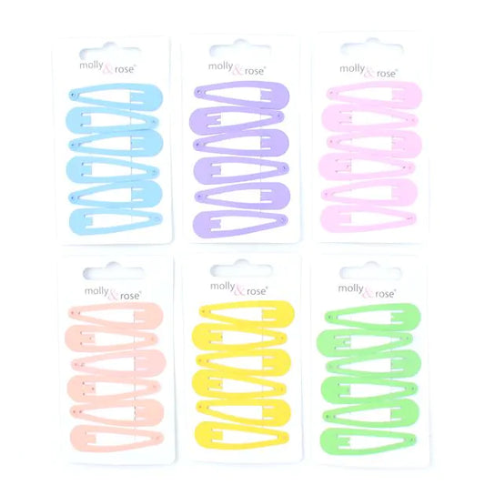 Card Of 6 Pastel Colour Matt Sleepies 5cm