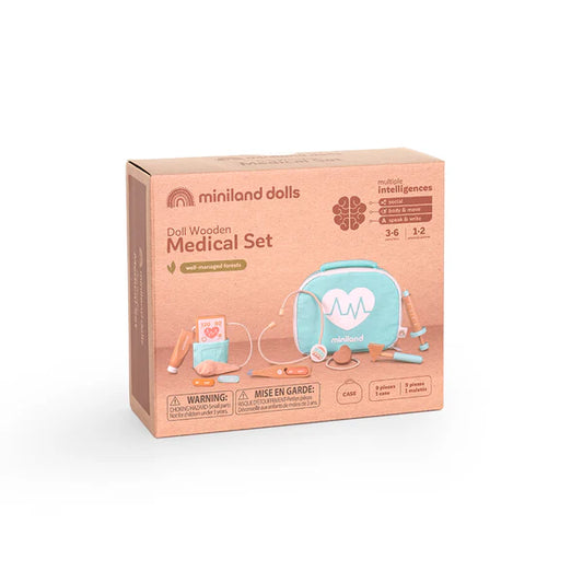 Miniland Doll Wooden Doctor Set