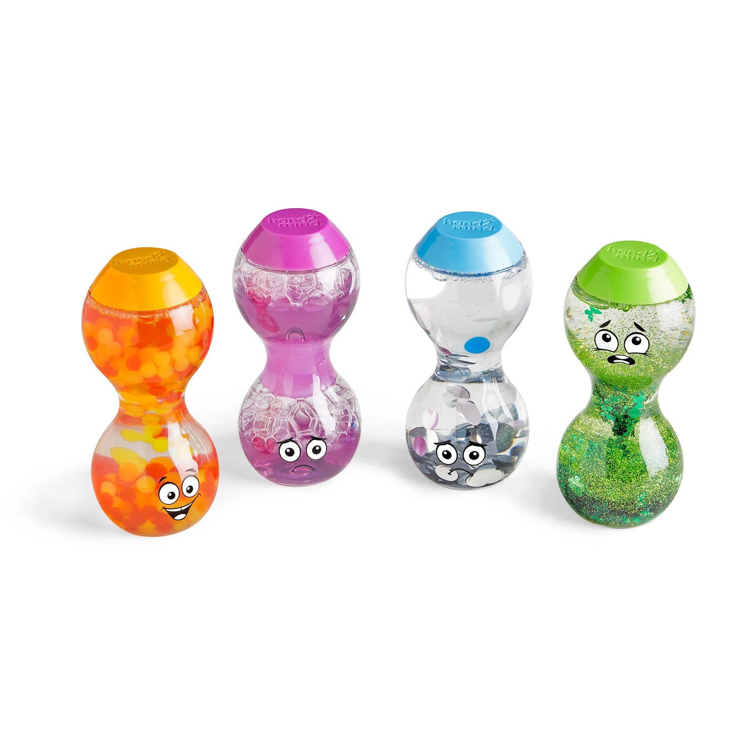 Learning Resource Express Your Feelings Sensory Bottles - Excited, Nervous, Lonely, and Impatient
