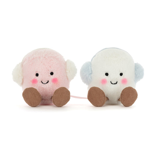 Jellycat Christmas 2025 - Amuseables Toastie Pink and White Marshmallows