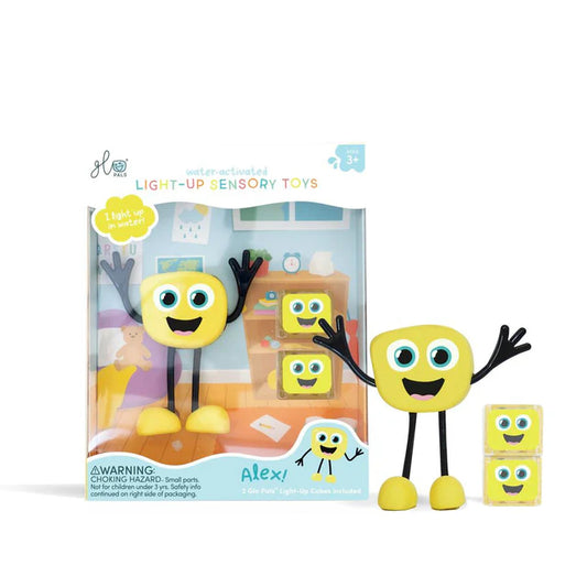 Glo Pals Light up Sensory Cubes - Character Pack