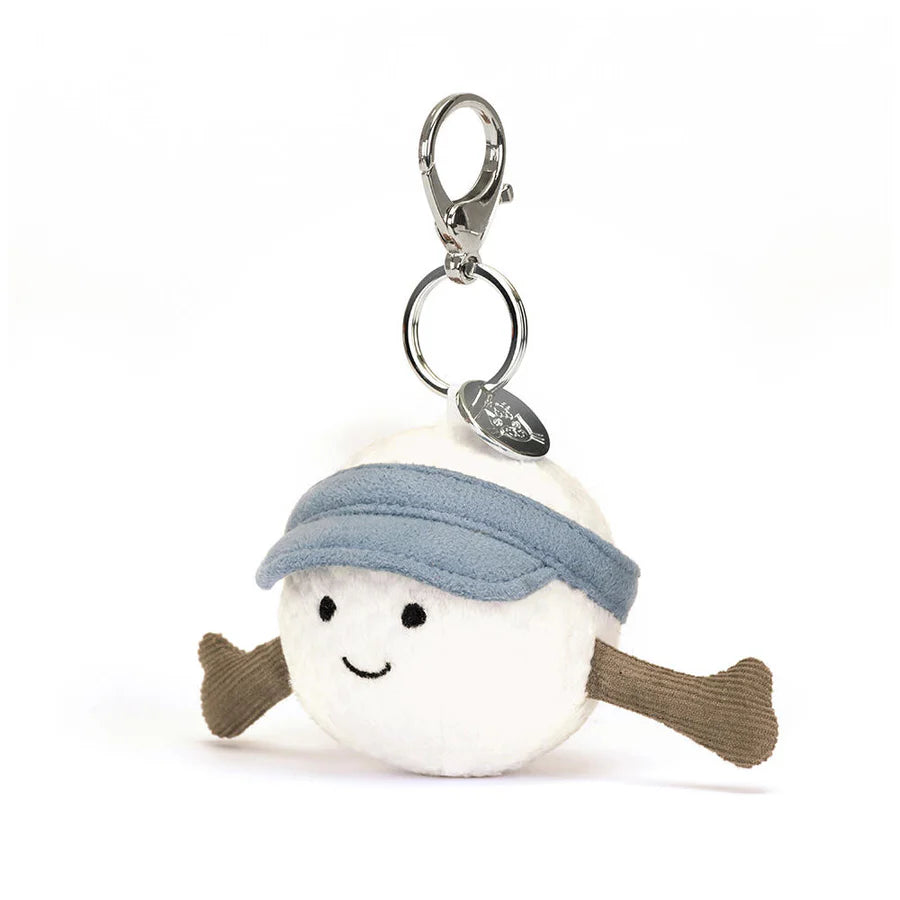 Jellycat Amuseables Golf Ball Bag Charm