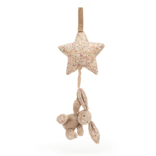 Jellycat Blossom Bea Beige Bunny Musical Pull