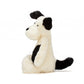 Jellycat Bashful Black & Cream Puppy
