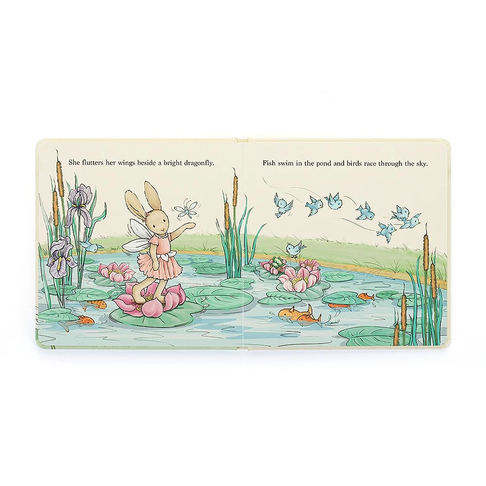 JellyCat Lottie Fairy Bunny Book