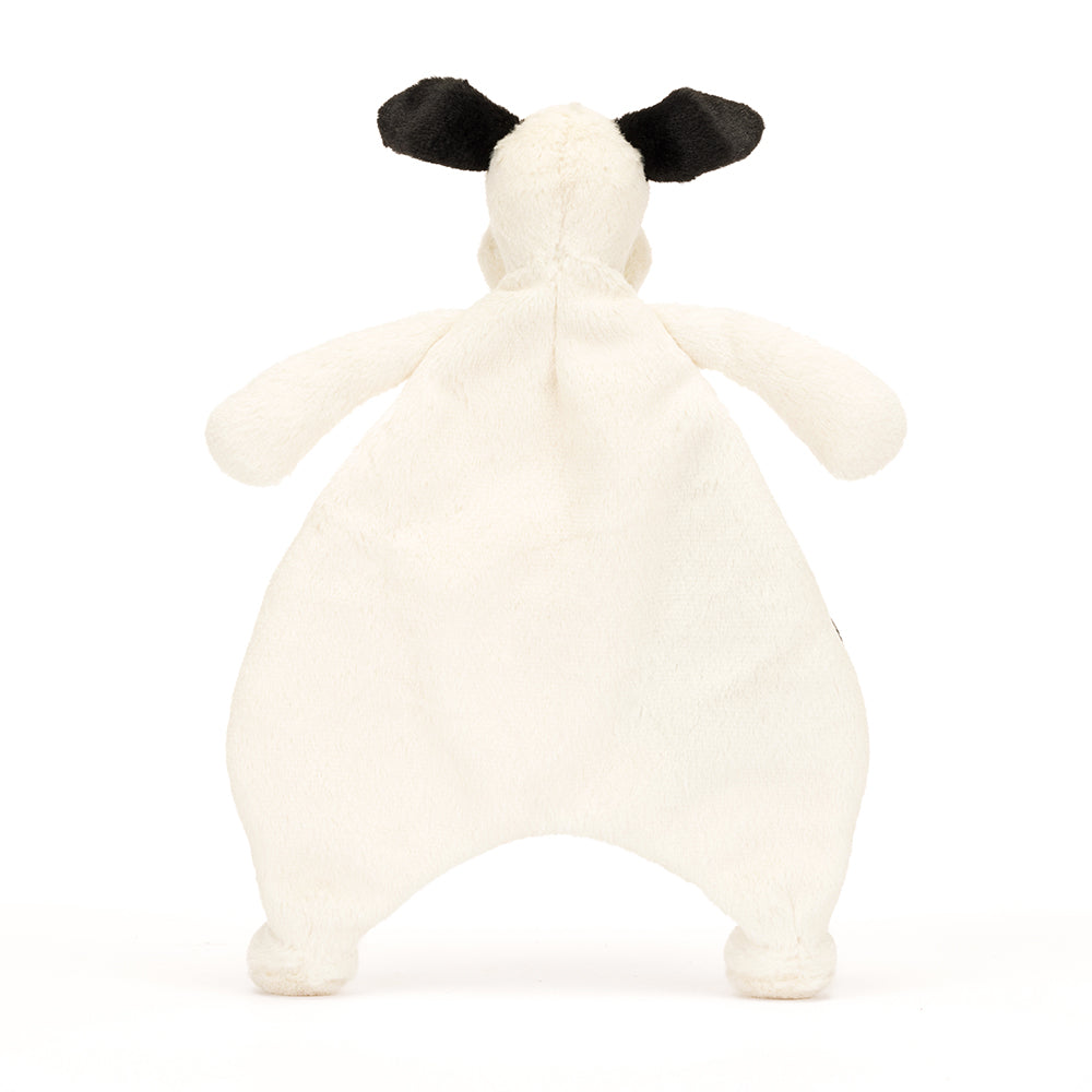 Jellycat Baby Bashful Black and Cream Puppy Comforter