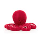 Jellycat Small Cranberry Octopus