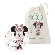 Load image into Gallery viewer, Disney 100 Minnie Mouse Wooden Baby Puzzle
