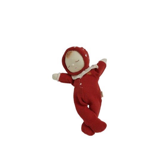 Olli Ella Dozy Dinkum - Toadstool Moppet Red