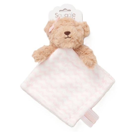 Bear Comforter With Taggie Ribbons