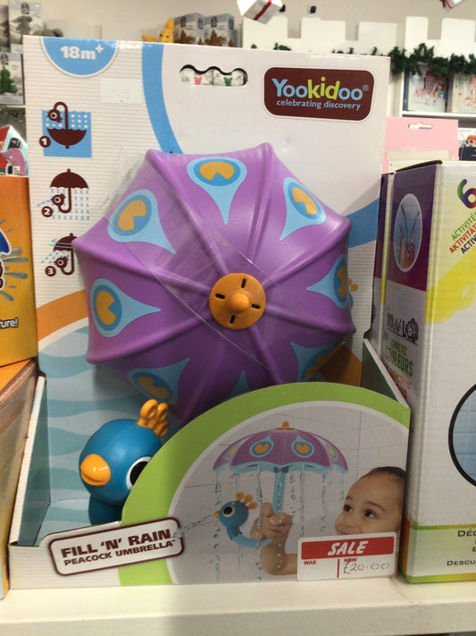 Bath umbrella peacock