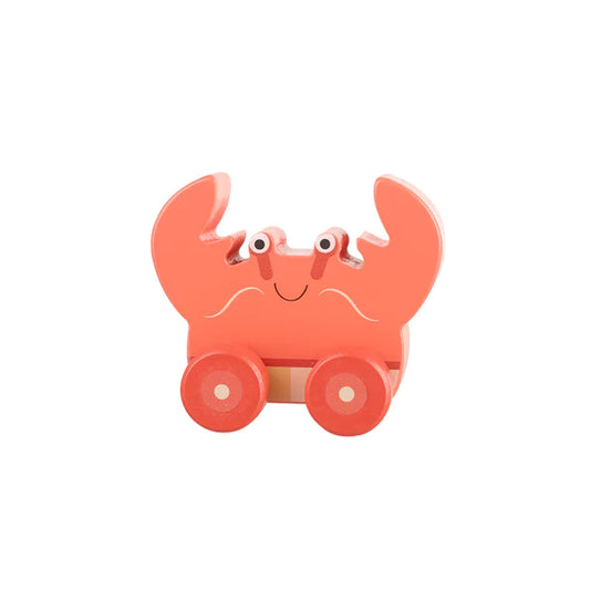 Wooden Crab Push Toy by Orange Tree Toys