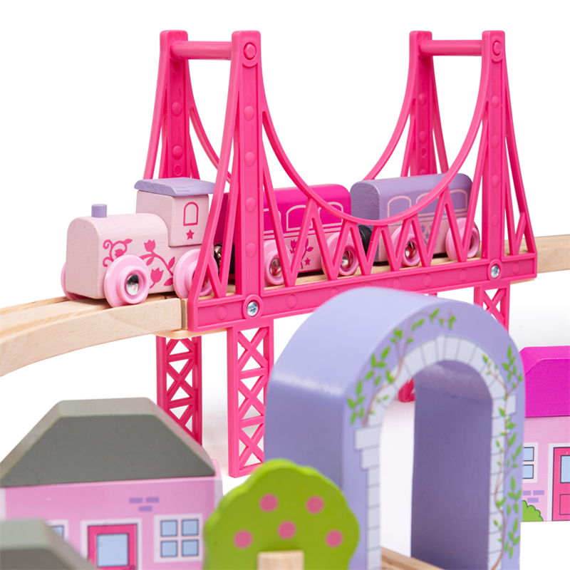 Bigjigs Wooden Fairy Town Train Set